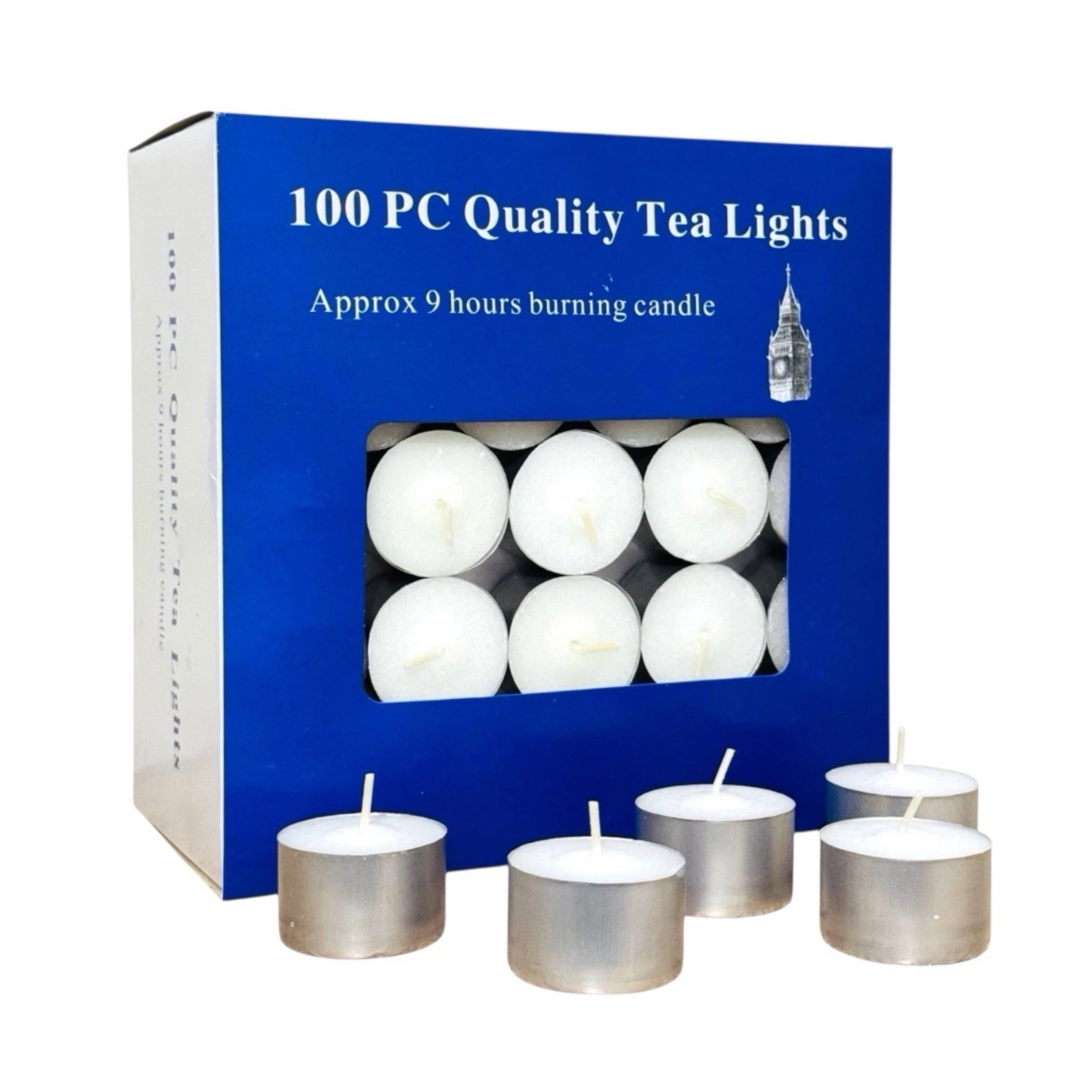 Bulk Tea Light Candles 9 Hour Unscented Long Burning White Tealights Australia
