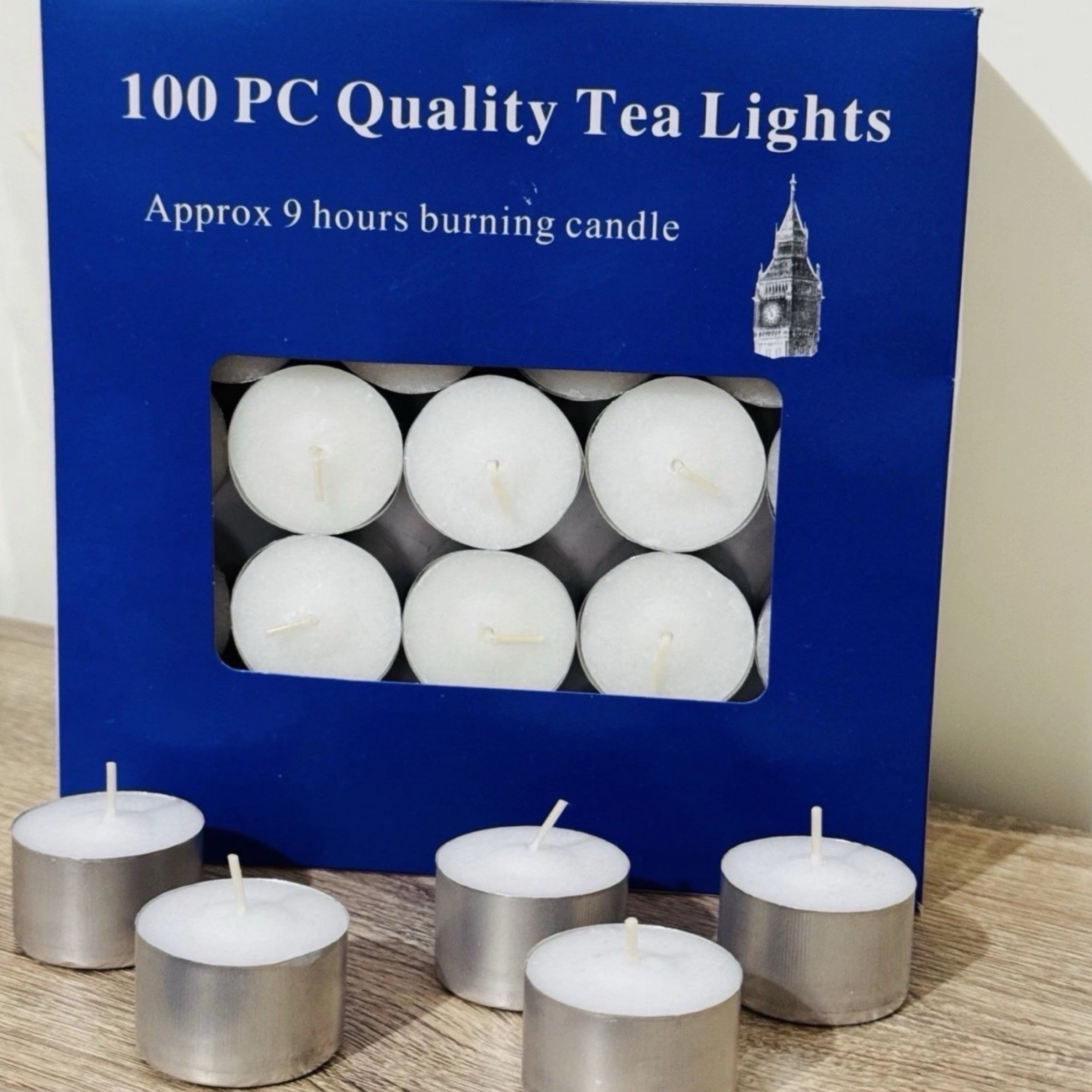 Bulk Tea Light Candles 9 Hour Unscented Long Burning White Tealights Australia