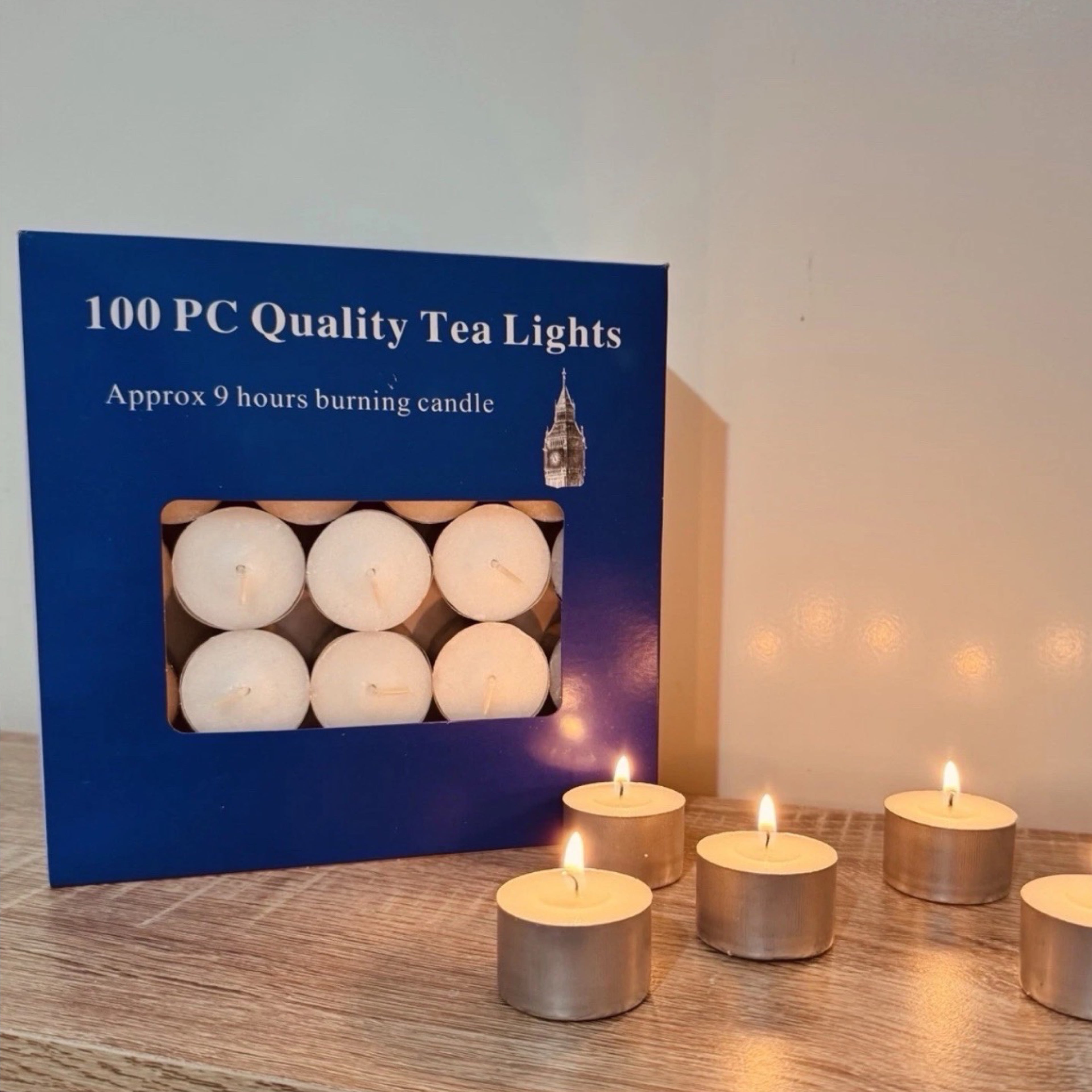 Bulk Tea Light Candles 9 Hour Unscented Long Burning White Tealights Australia