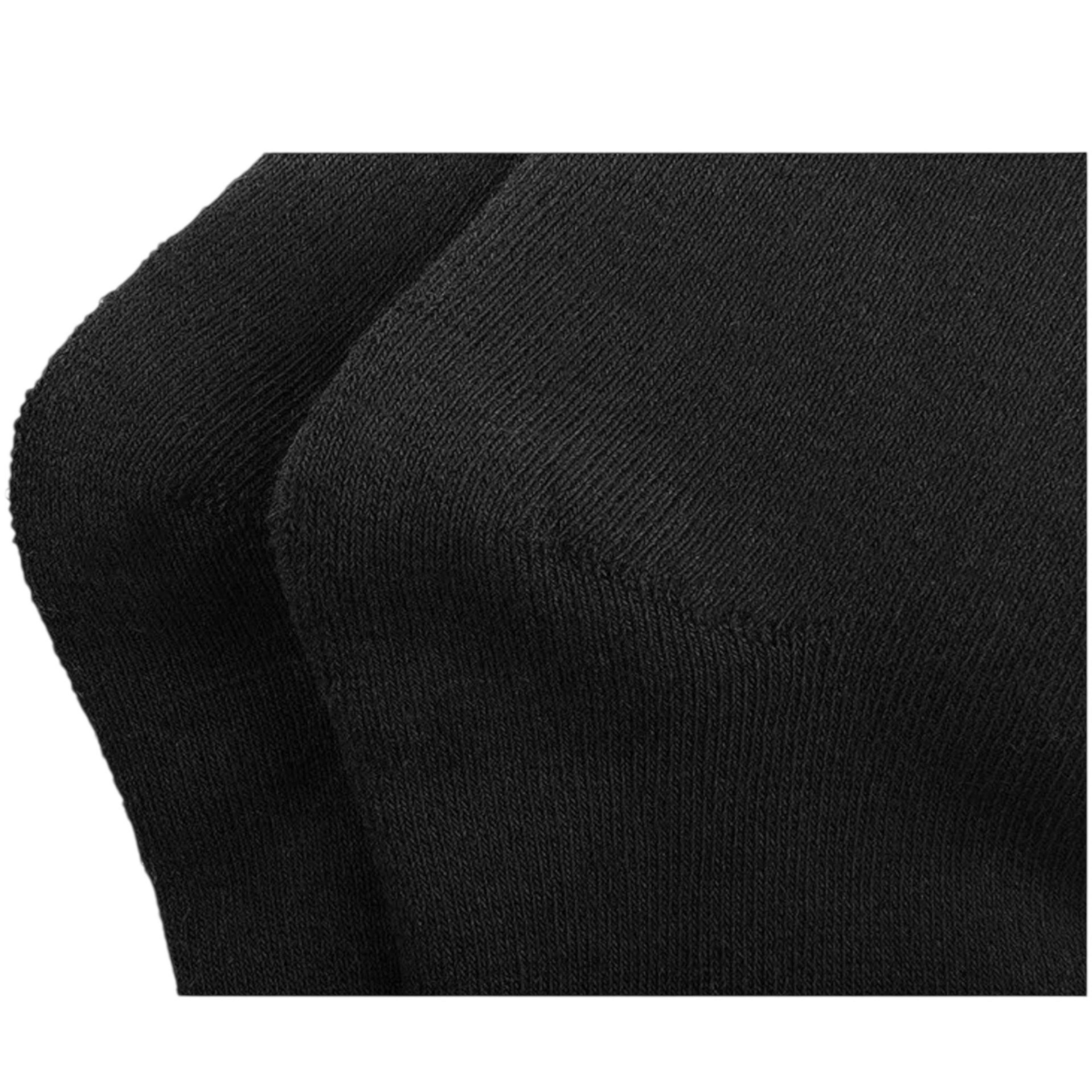 Men’s Bamboo Work Socks Size 10–13 — Thermal Cushioned Crew, Black (3–12 Pairs)